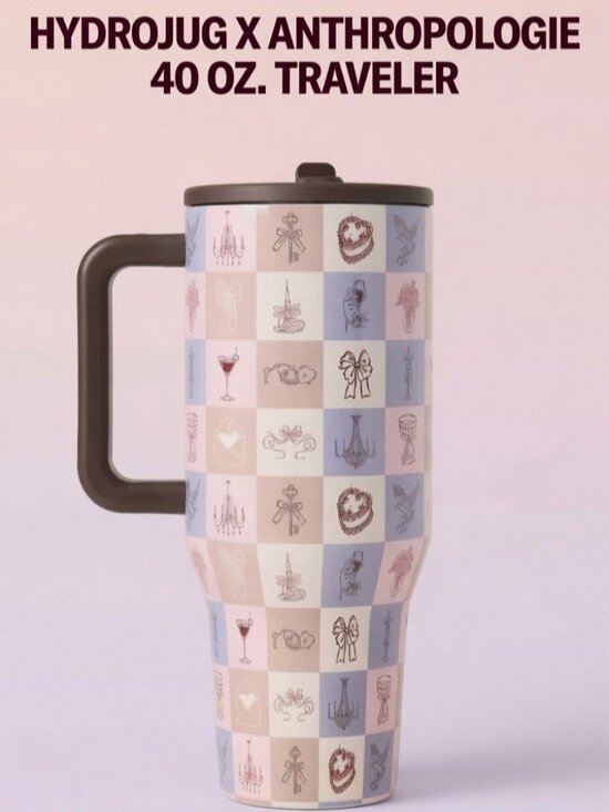 HydroJug x Anthropologie Other - HydroJug x Anthropologie 40 oz. Traveler Cup - Key To My Heart - New In Box